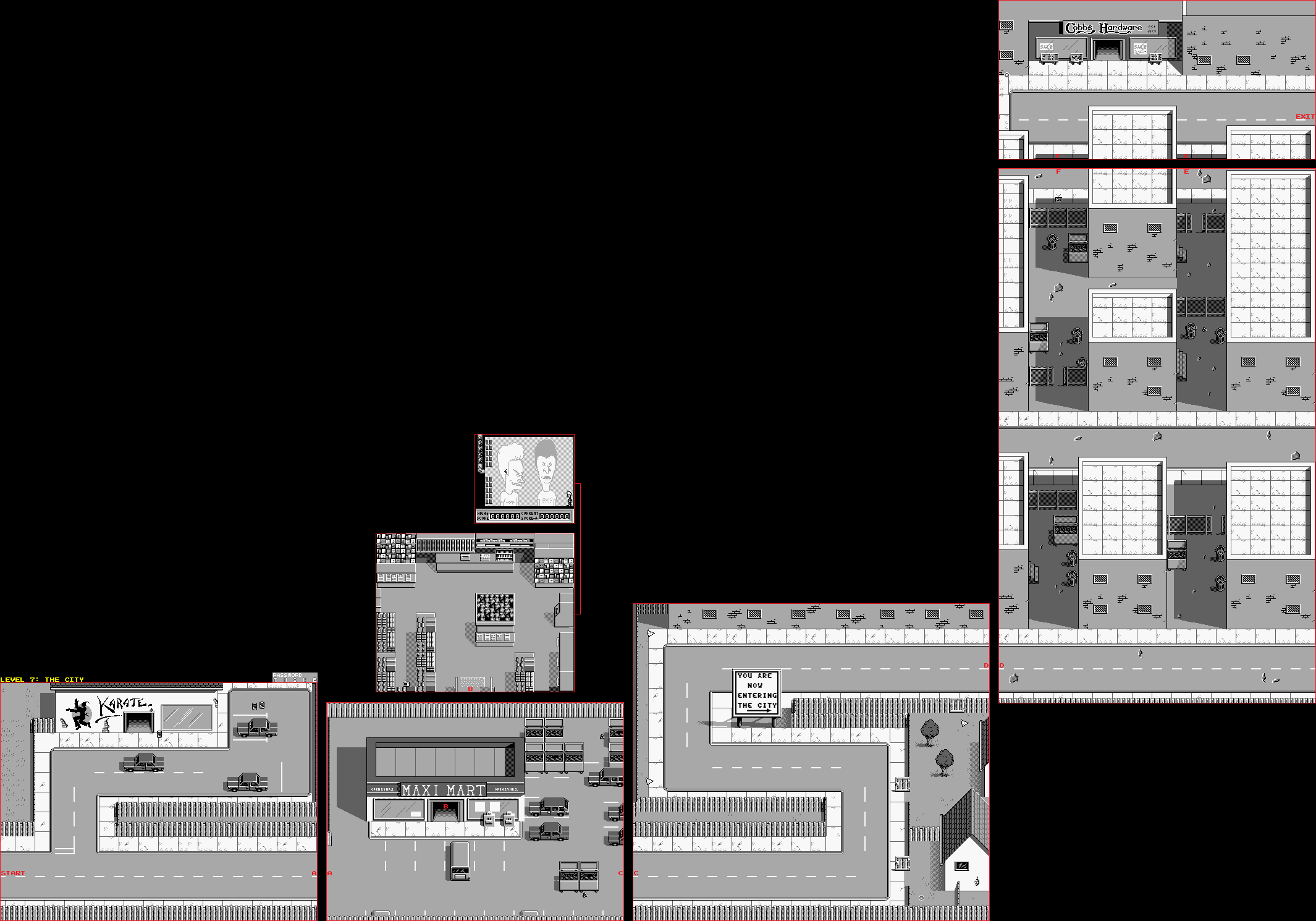 screenshots/Game Boy/Beavis and Butthead/BeavisAndButt-Head-Level7-City.png